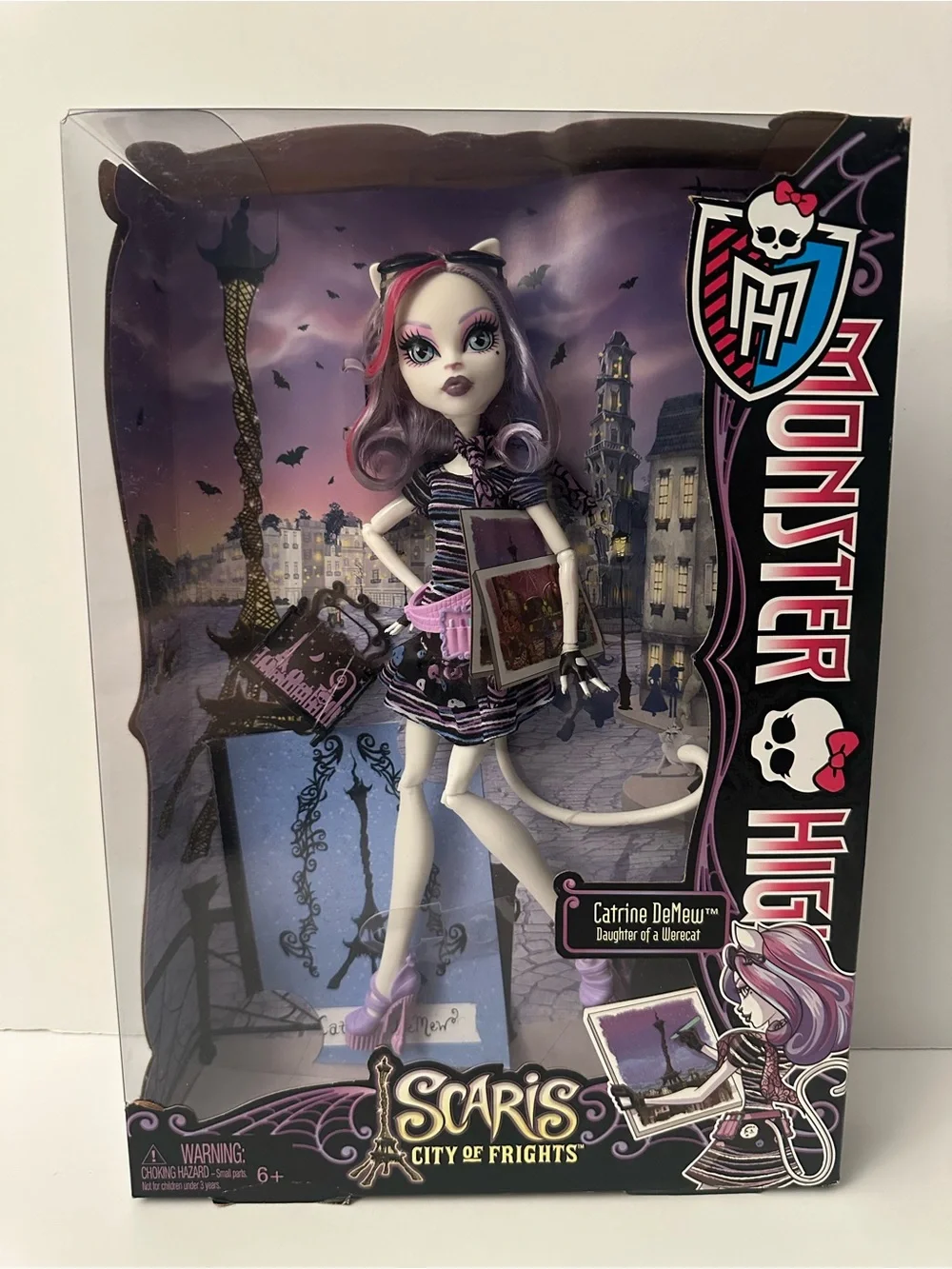 Monster High Catrine DeMew Scaris City of Frights Doll-New in Box-HTF and Rare!